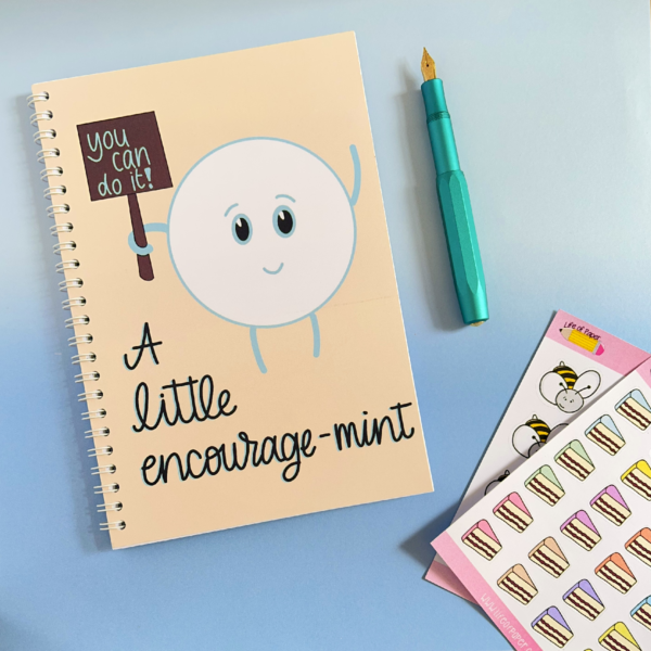 Encourage-mint A5 Notebook - Image 3