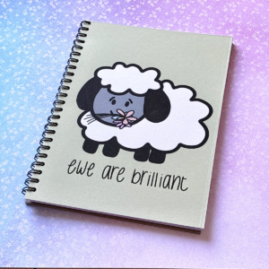 Ewe are Brilliant A5 Notebook