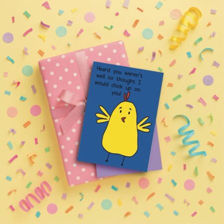 funny get well soon card yellow Funny Get Well Soon Card