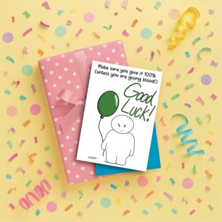 Funny Good Luck Card