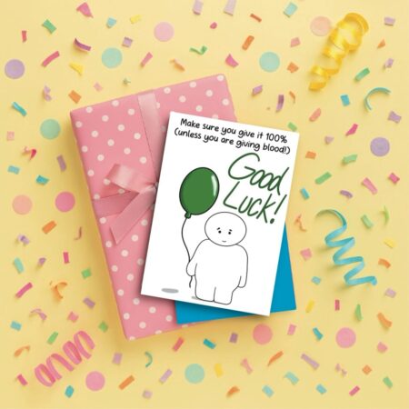 Funny Good Luck Card