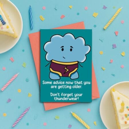 Getting Forgetful Birthday Card