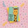 Giraffe Birthday Card