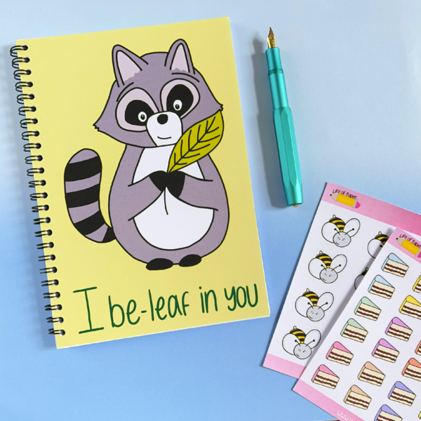 I Be-leaf In You A5 Notebook - Image 3