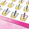 Iced Coffee Planner Sticker Sheet