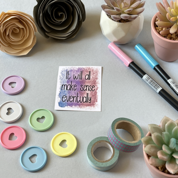 It Will All Make Sense Eventually Matt Vinyl Sticker