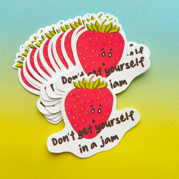 Silly Jam Matt Vinyl Sticker - Image 4