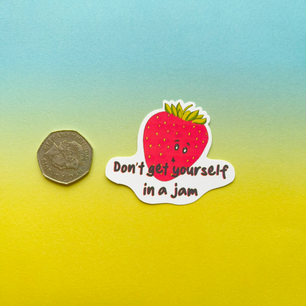 Silly Jam Matt Vinyl Sticker - Image 3