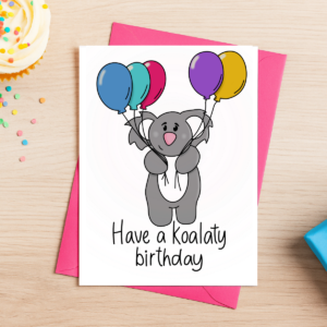Koala Birthday Card