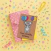 koala birthday card yellow Koala Birthday Card