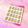 Mason Coffee Jar Planner Sticker Sheet