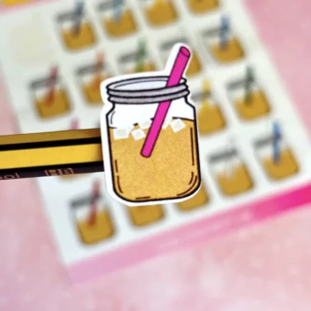 Mason Coffee Jar Planner Sticker Sheet