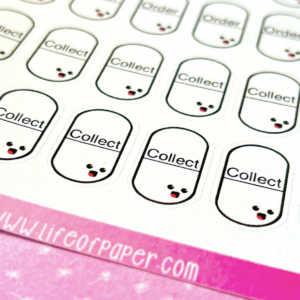 Medication Tracker Sticker Sheet