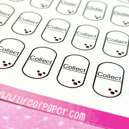 Medication Tracker Sticker Sheet Medication Tracker Sticker Sheet