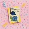new home greeting card pink New Home Greeting Card