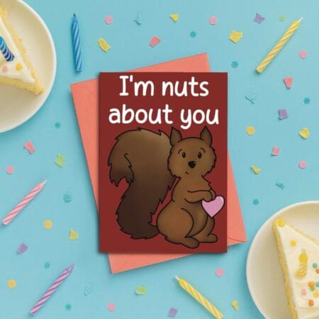Nuts About You Valentine’s Card