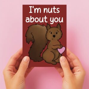 Nuts About You Valentine’s Card