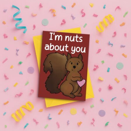 Nuts About You Valentine’s Card