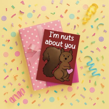 Nuts About You Valentine’s Card