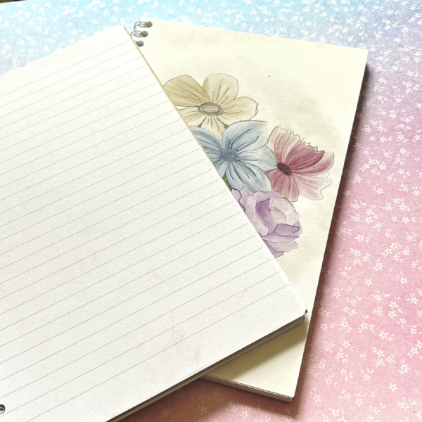 Bouquet Illustration A5 Notebook - Image 2