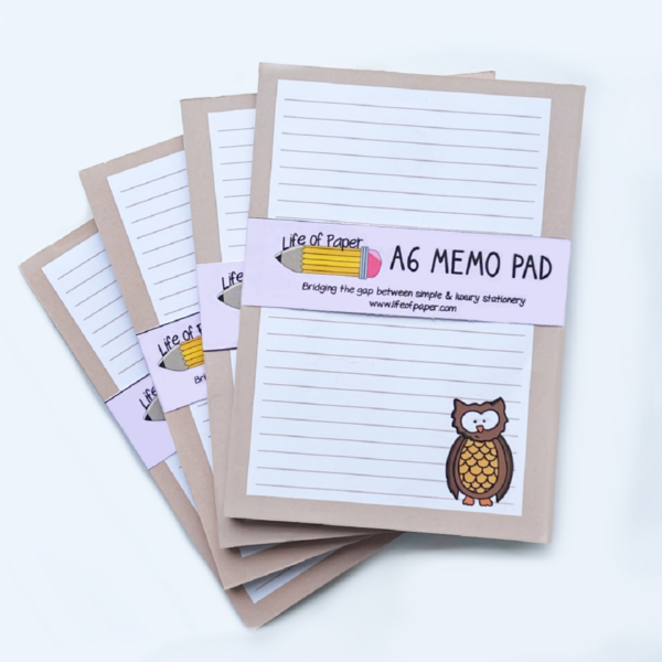 Owl A6 Memo Pad - Image 2