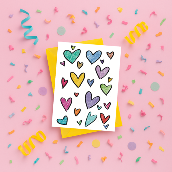 Rainbow Heart Card - Image 3