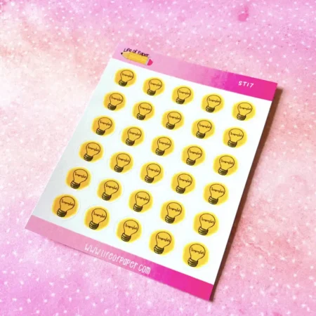 Reminder Icon Planner Sticker Sheet