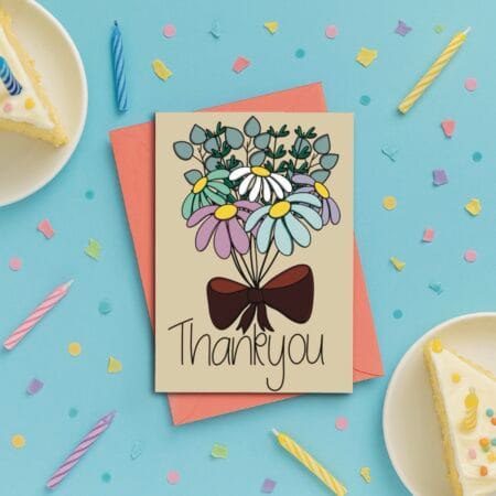 Thank You Flowers Card
