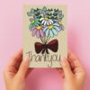 thank you flowers card main Thank You Flowers Card