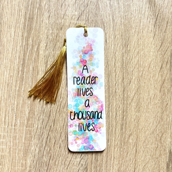 Thousand Lives Bookmark Multi 2