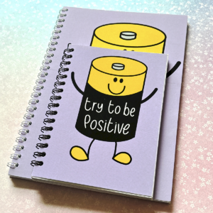 Try To Be Positive A5 Notebook
