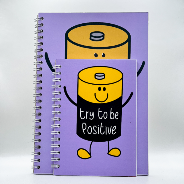 Try To Be Positive A5 Notebook - Image 4
