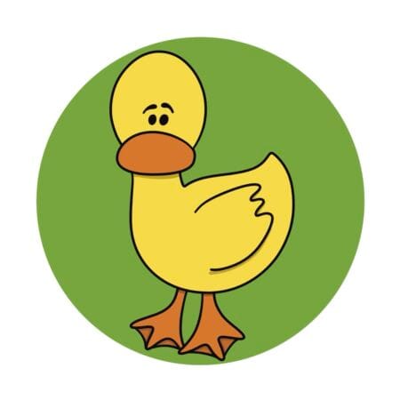 untitled-artwork Duck Keyring