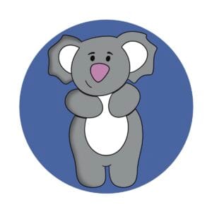 untitled-artwork Koala Keyring