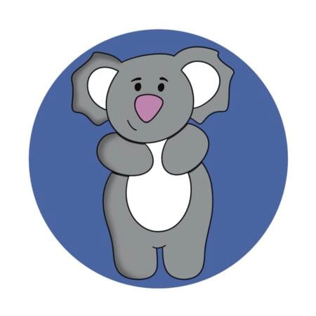 untitled-artwork Koala Acrylic Keyring