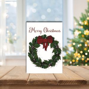 Christmas Wreath Card