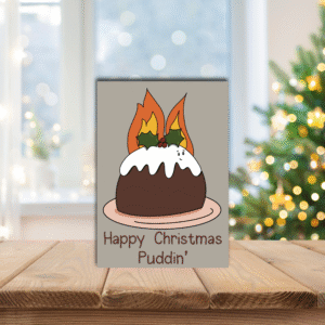 Happy Christmas Puddin' Card