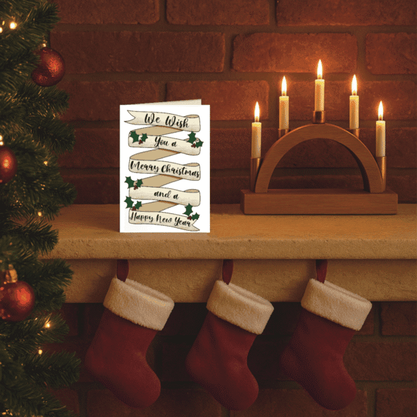 We Wish You A Merry Christmas Banner Card - Image 3