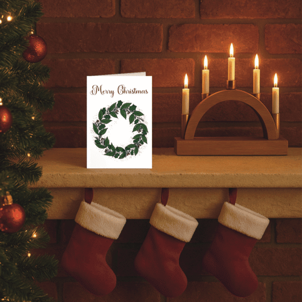 Christmas Wreath Card - Image 3