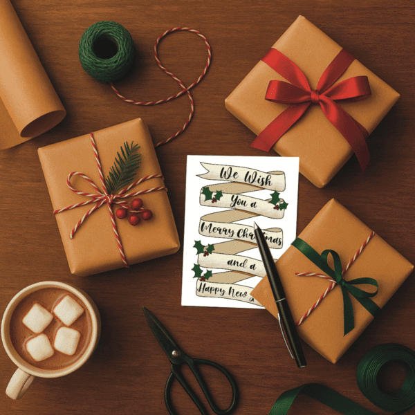 We Wish You A Merry Christmas Banner Card - Image 2