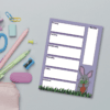 A5 Bunny Vertical Weekly Planner Pad