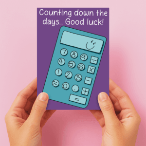 Counting Down Good Luck Card