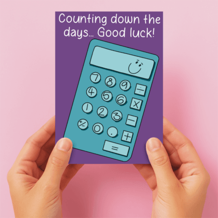 Counting Down Good Luck Card