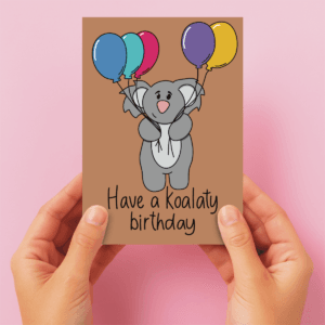 Koala Birthday Card
