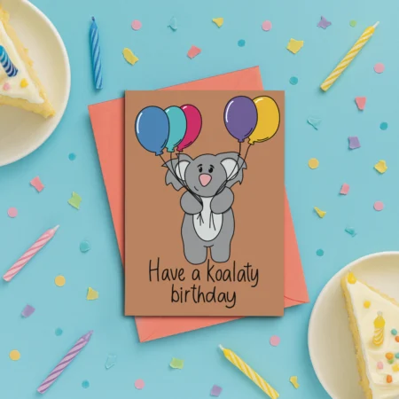 Koala Birthday Card