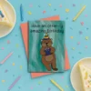 Otter Birthday Card