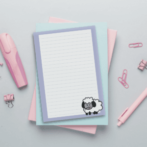 Pale Lilac A6 Memo Pad