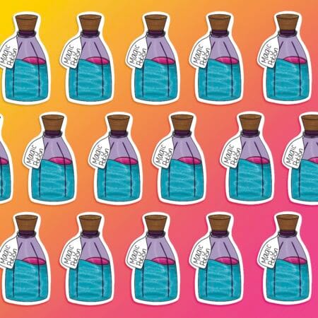 Drink Me Vinyl Sticker