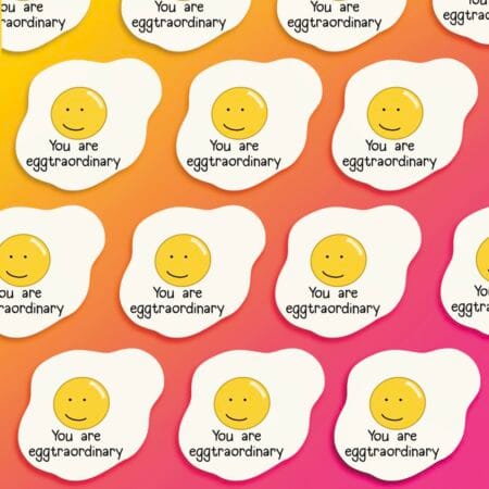 IMG_0312 Eggtraordinary Pun Vinyl Sticker