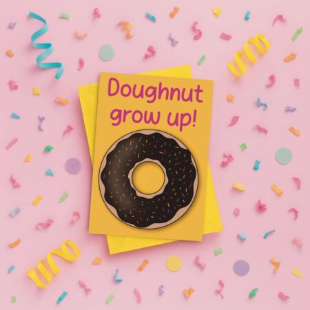 Doughnut Greeting Card Pink Untitled_Artwork 3